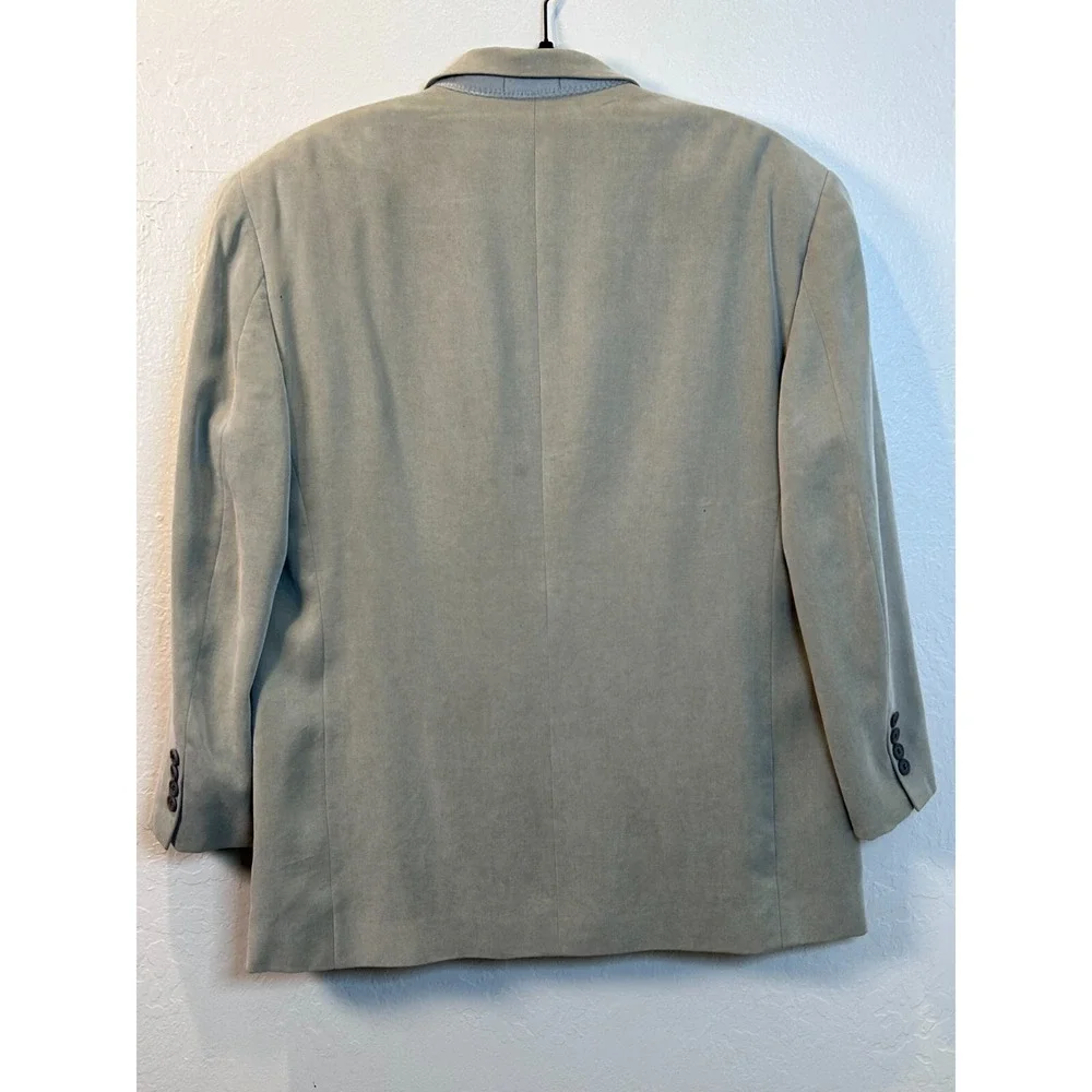 Beige‎ Sports Jacket Alfani Men's 42S Blazer Extra Soft Tencel Lyocell Material